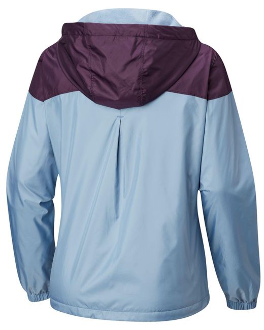 Lyst Columbia Fleecelined Windbreaker Jacket in Blue