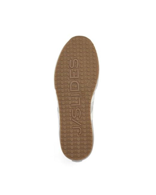 J/Slides White peggy Sneaker