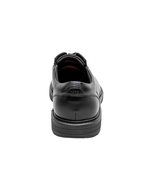 Nunn Bush Black Gates Plain Toe Oxfords for men