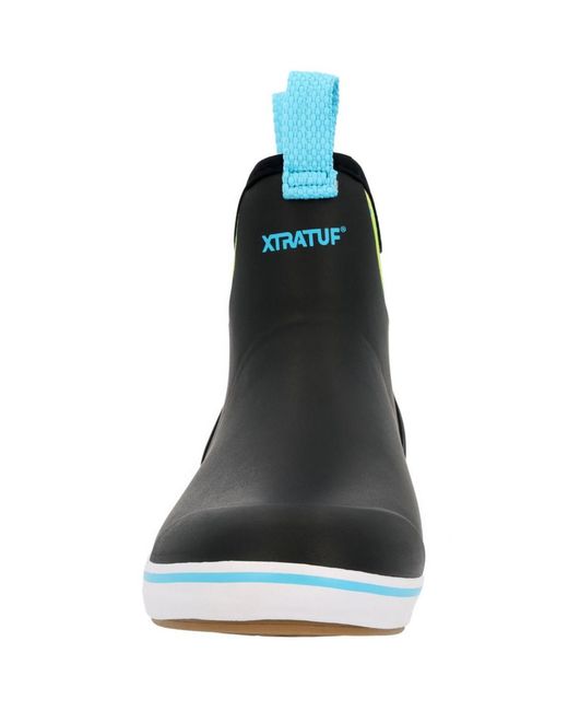 XtraTuf Black Guy Harvey Ankle Deck Boot