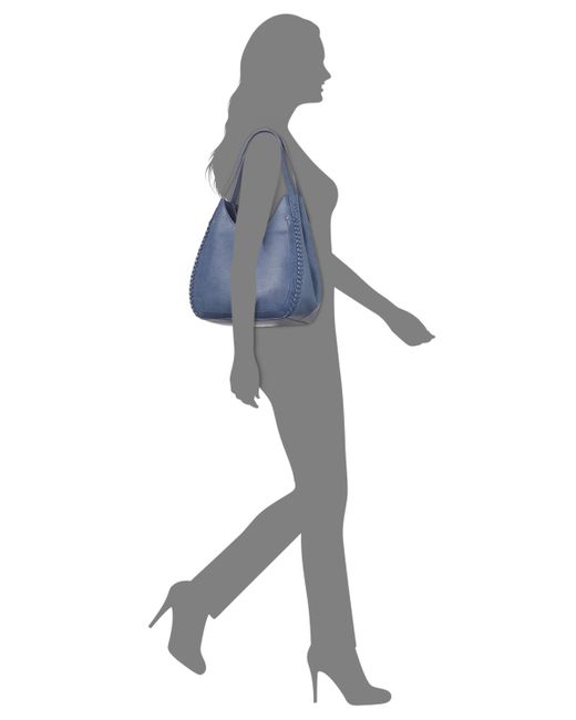 Style & Co. Whip-stitch Soft 4-poster Tote in Blue | Lyst display picture 3