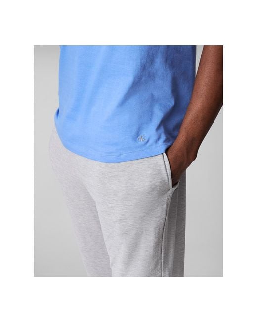 Calvin Klein Blue 3-pack Cotton Classics Crewneck T-shirts for men