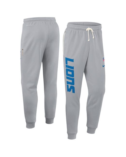 Nike White Detroit Lions Sideline Ground Game Performance Taper Pants for men