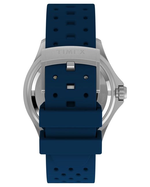 Timex Blue Mechanical Automatic Hnbr Rubber Watch for men