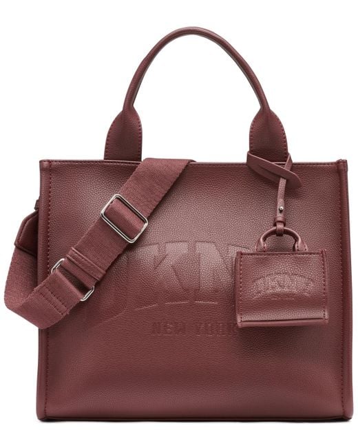 DKNY Red Hadlee Medium Tote Bag