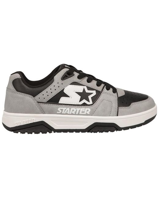 Starter Black Fast Break Low Round-toe Sneakers for men