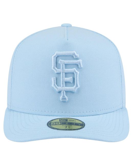 KTZ Blue San Francisco Giants Color Pack A-frame 59fifty Fitted Hat for men