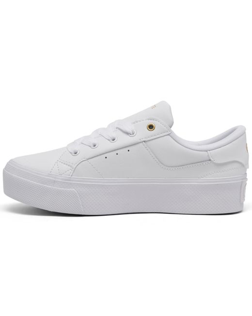Lacoste Gray Ziane Logo Leather Casual Sneakers From Finish Line