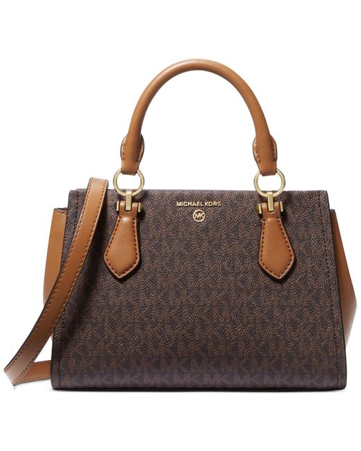 Michael Kors Michael Signature Marilyn Small Crossbody Satchel in