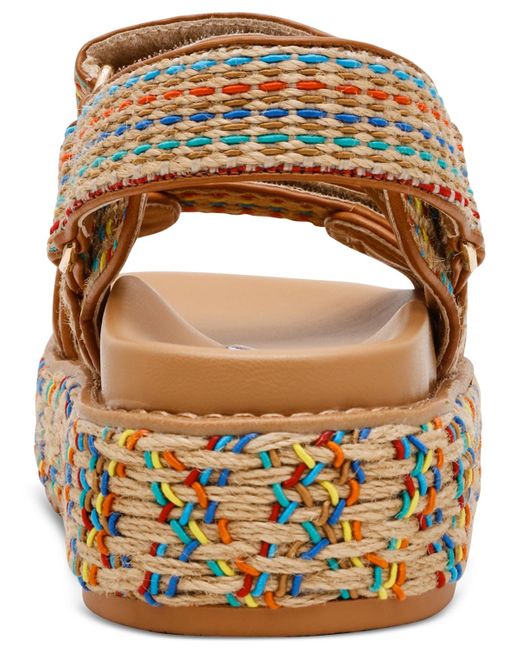 Steve Madden Brown Bigmona Platform Footbed Sandals