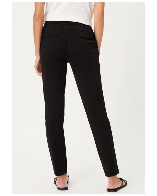 Olsen Black Mona Stretch Pull-on Pant