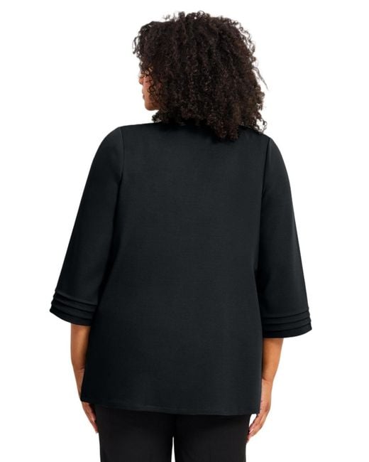 Avenue Black Plus Size Cascade Jacket