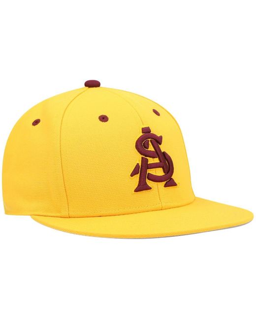 Adidas Yellow Arizona State Sun Devils Team On-field Baseball Fitted Hat for men