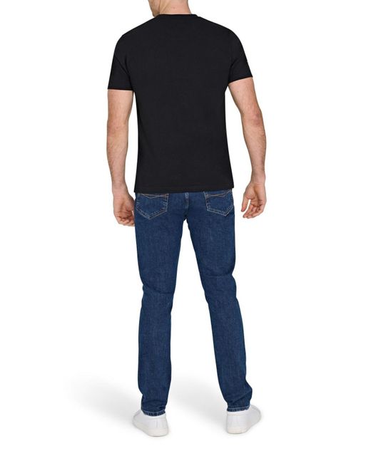 Raging Bull Black Mf Wings Print T-shirt for men