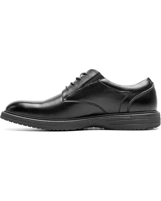 Nunn Bush Black Gates Plain Toe Oxfords for men