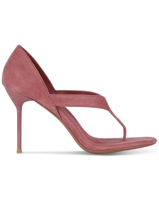 Jeffrey Campbell Pink Rhian High-heel Stiletto Thong Dress Sandals
