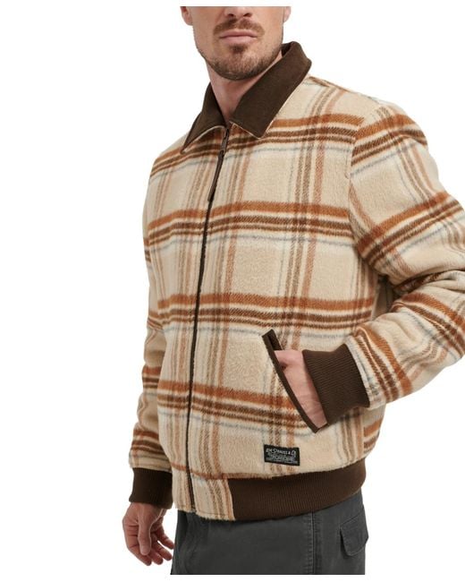 Levi's Natural Zip Corduroy-collar Jacket for men