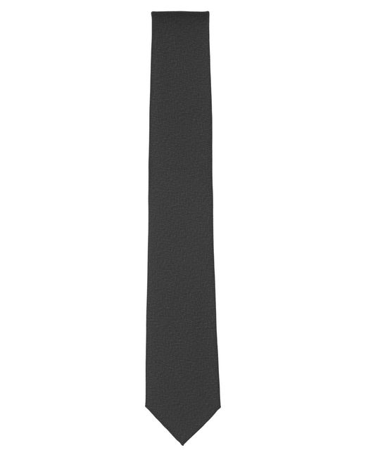 BarIII Gray Chevron Tonal Solid Pattern Tie for men