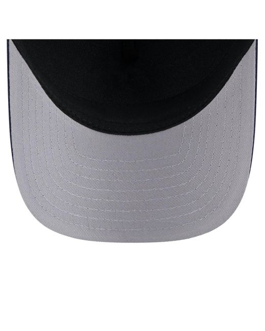 KTZ Light Blue/navy Texas Rangers 2-tone Color Pack 9forty M-crown A-frame Adjustable Hat for men