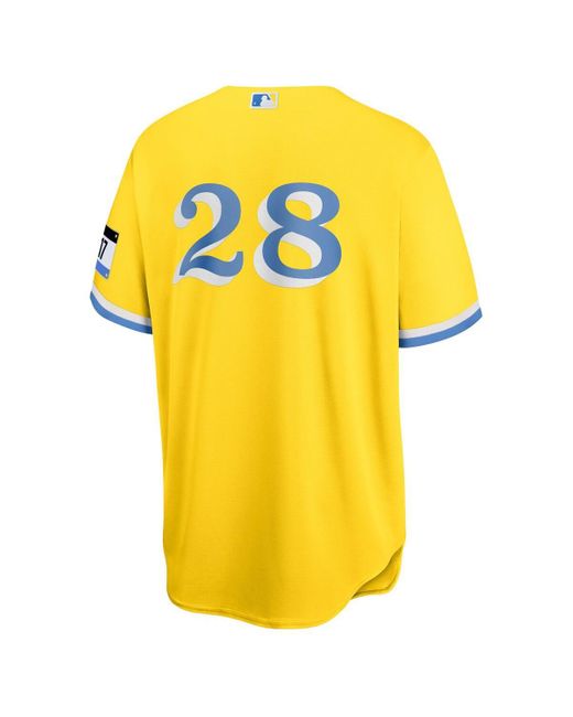 Nike Yellow J.d. Martinez Boston Red Sox City Connect Replica Player Jersey for men
