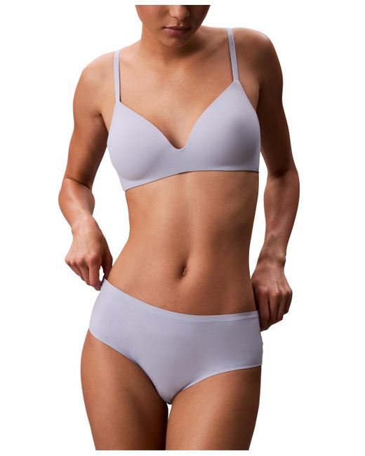 Calvin Klein White Perfectly Fit Wireless T-shirt Bra Qf8013
