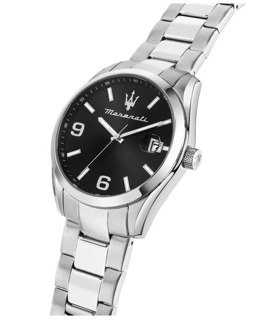 Maserati Gray Date Metal Band Watch for men
