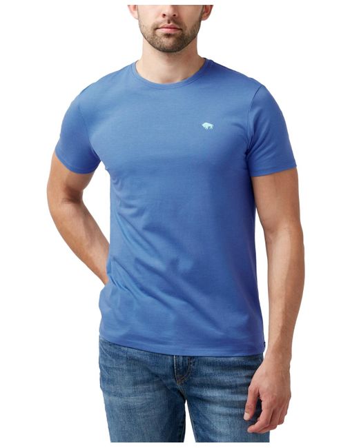 Buffalo David Bitton Blue Buffalo Supima Cotton Tipima T-shirt for men