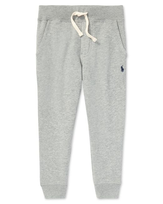 Polo Ralph Lauren Gray Toddler And Little Boys Cotton Fleece jogger for men