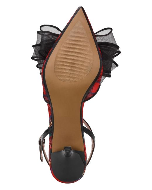 Betsey Johnson Multicolor Lillyan T-strap Kitten-heel Pumps