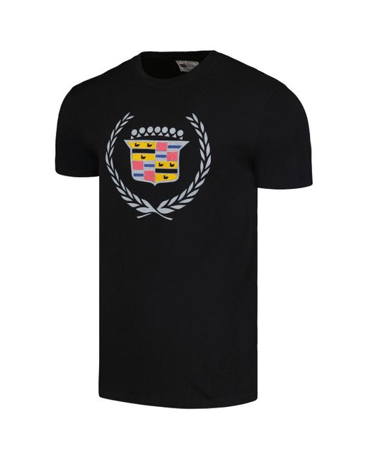 American Needle Black Distressed Cadillac Brass Tacks T-shirt for men