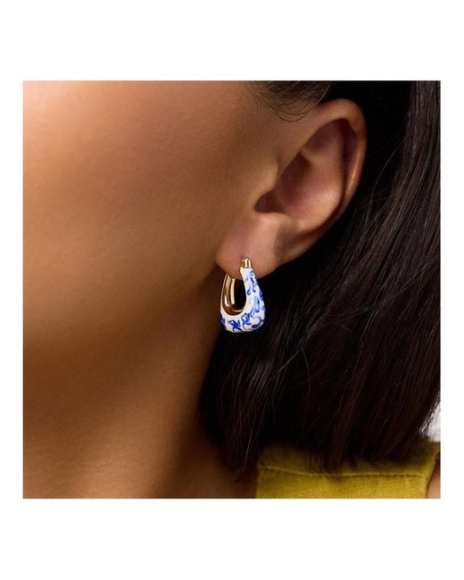 Ana Luisa Statement Earrings - Dakota Marble Blue