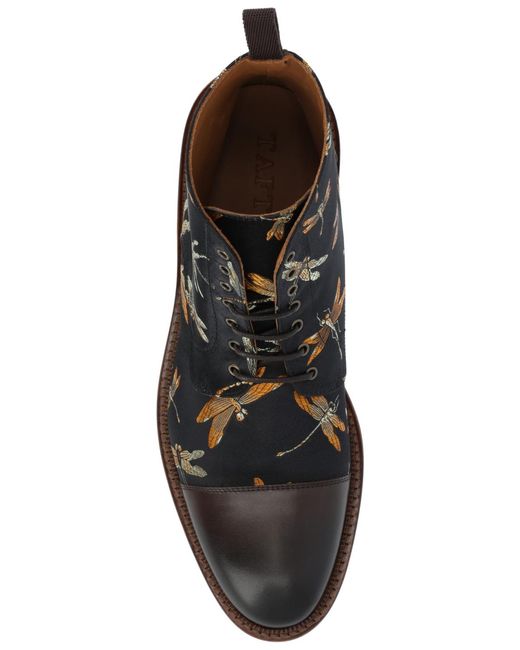 Taft Black Jack Lace-up Cap-toe Boot for men