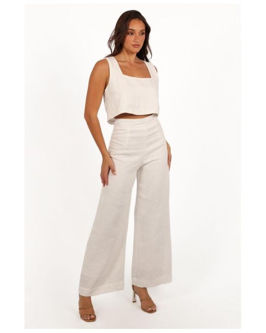Petal & Pup White Devlin Pant