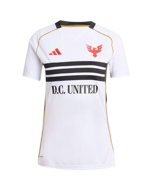 Adidas White D.c. United 2025 Third Replica Jersey