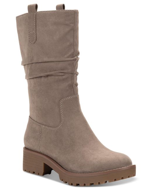 Sun & Stone Brown Sun + Stone Nelliee Lug Sole Slouch Boots