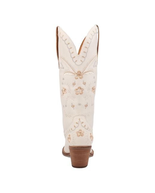Dingo Natural Full Bloom Leather Boot