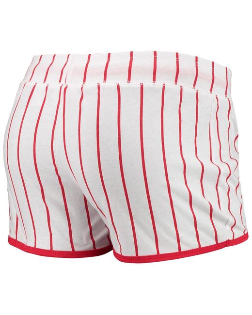 Concepts Sport Pink St. Louis Cardinals Vigor Pinstripe Sleep Shorts