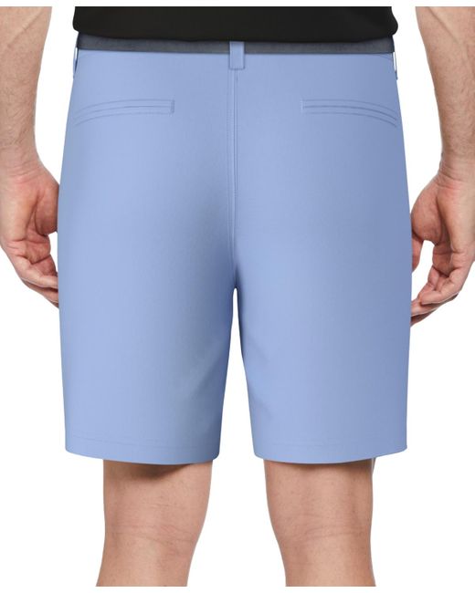 PGA TOUR Blue Performance Pull-on 8" Golf Shorts for men