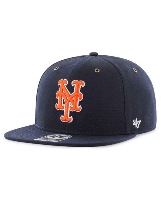 47 Brand Blue New York Mets Carhartt Captain Cap for men
