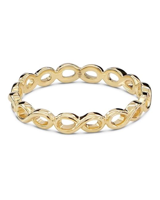 DEVATA Metallic Infinity Ring