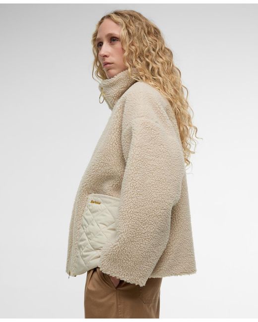 Barbour Natural Contrast Front Panels Long Sleeve Jacket