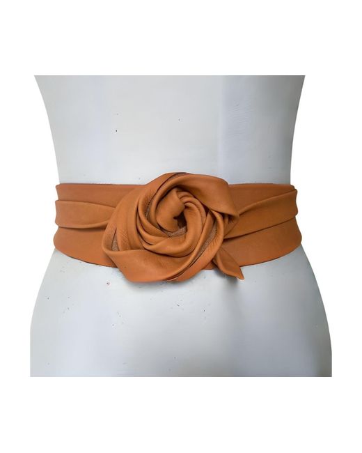 Ada White Classic Wrap Belt