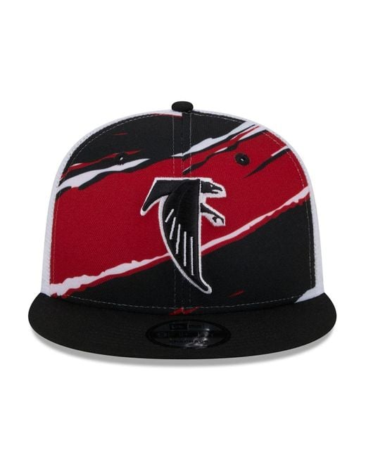 Men's New Era Black Atlanta Falcons Classic Trucker 9FIFTY Snapback Hat