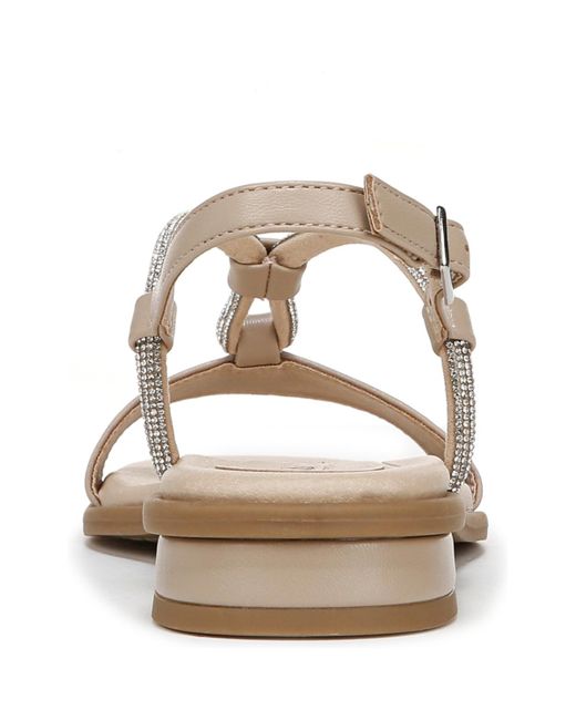 LifeStride White Radiant Square Open Toe Slingback Dress Sandals