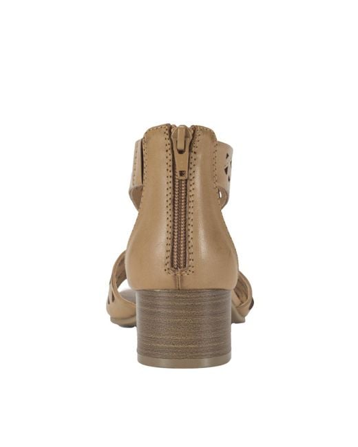 BareTraps Brown Vachel Block Heel Sandals