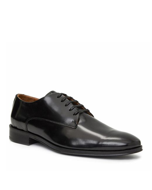 Bruno Magli Black Metti Leather Oxford Dress Shoes for men