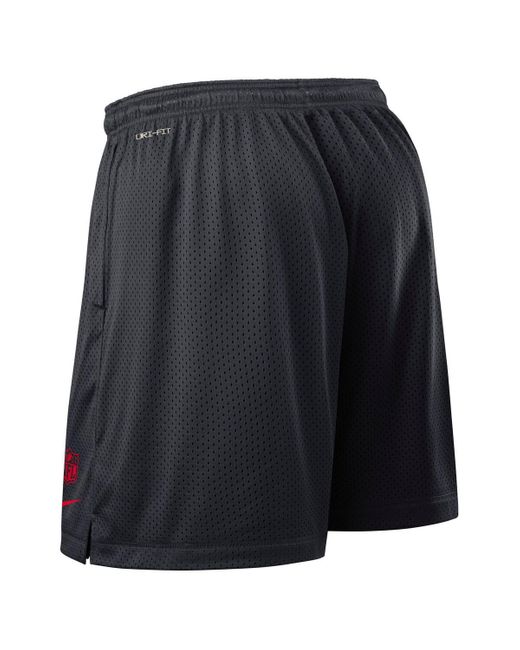 Nike Gray Houston Texans Sideline Reversible Performance Shorts for men