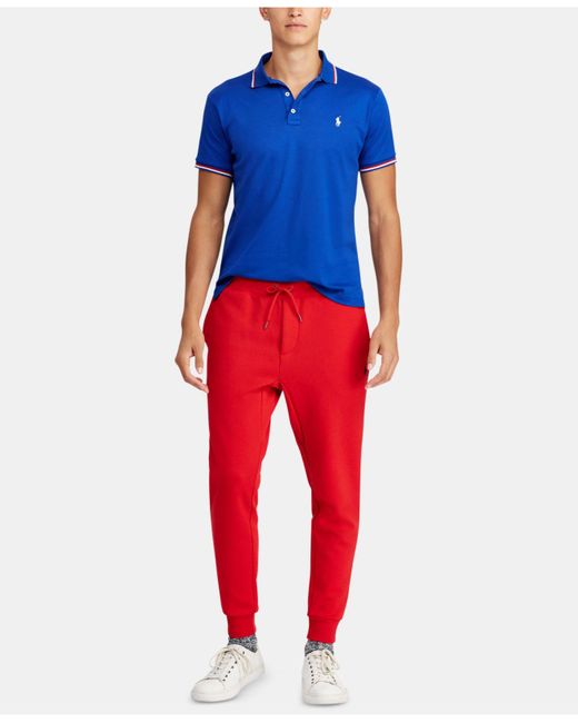 red polo joggers