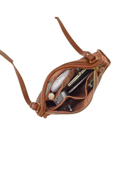 Hobo International Brown Austin Medium Crossbody