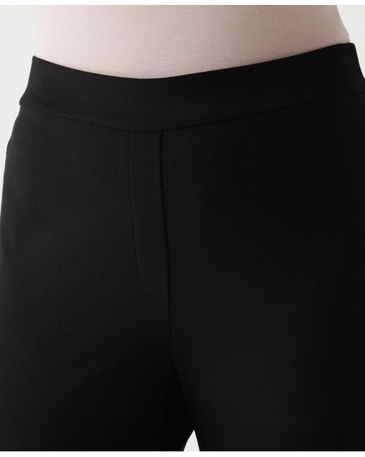 Rafaella Black Plus Size Boot Cut Pull-on Pants